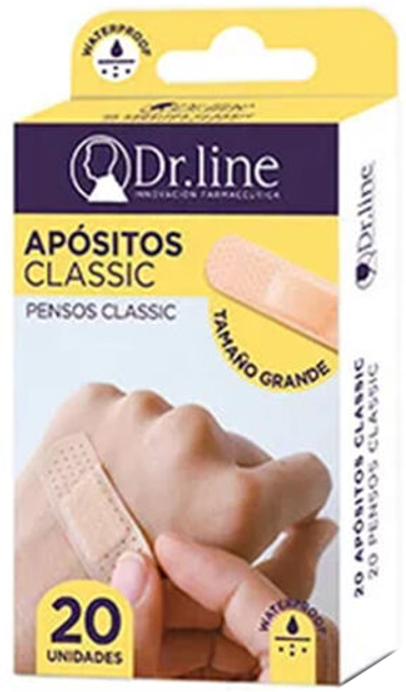 Пластир Dr. Line Dressings Classic 10 x 10 см 20 шт (8470001821089) - зображення 1