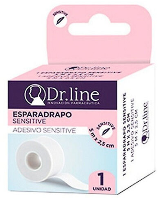 Plastry Dr. Line Sensitive Tape 5 m x 2.5 cm 12U (8470001821119) - obraz 1