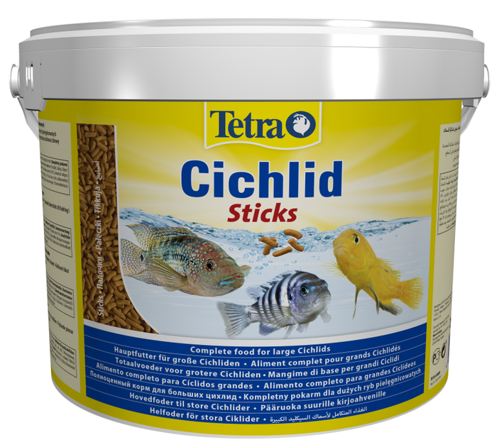 Корм для цихлид в виде палочек Tetra Cichlid 10 л/2.9 кг от продавца ...