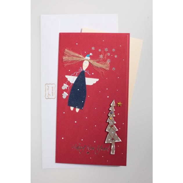Мастер-класс «Создание новогодней открытки «Снеговик» в технике аппликация»