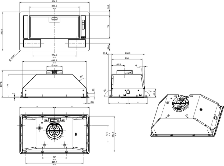Витяжка Gorenje BHI681EB (3838782582646) - зображення 5