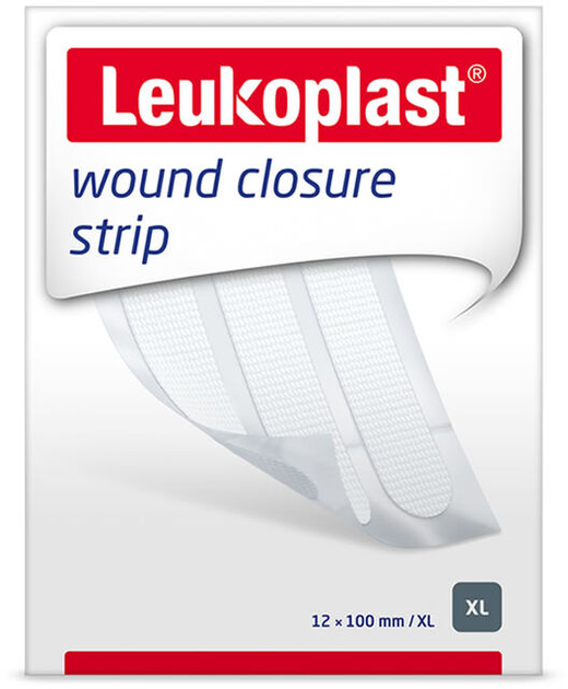 Пластир Bsn Medical Leukoplast Wound Closure Strip 12 x 100 мм 2 x 6 шт (4042809390940) - зображення 1