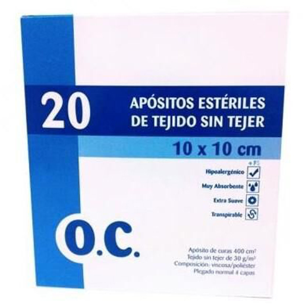 Пластырь O.C. Sterile Compress Non-Woven Fabric 20 х 20 см 20 шт (8470001687173) - изображение 1