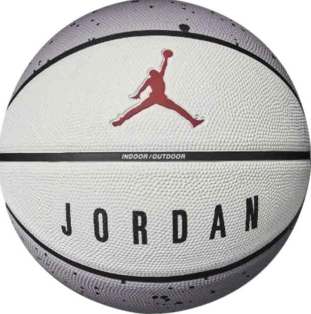 Баскетбольный мяч Nike Jordan Playground Official Basketball (размер 5, белый) J.100.8255.049.05 - изображение 2