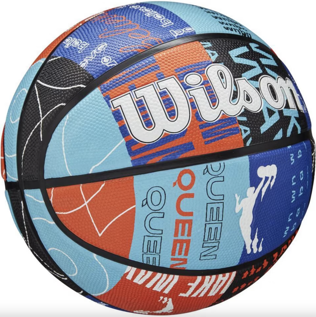 Баскетбольний м'яч Wilson WNBA Heir, розмір 6, для вулиці та залу, м'яке покриття, багатошарова конструкція.(OB_0578CBAE71F3) - зображення 2
