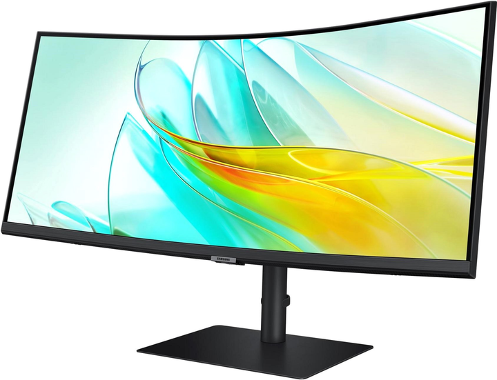 Монитор 34" Samsung ViewFinity S6 S34C650 (LS34C650UAIXCI) Ultra WQHD / VA 1000R / 100Hz / 8-Bit + FRC / HDR10 / USB-C 90W Power Delivery / LAN / Spekers 5W - изображение 4