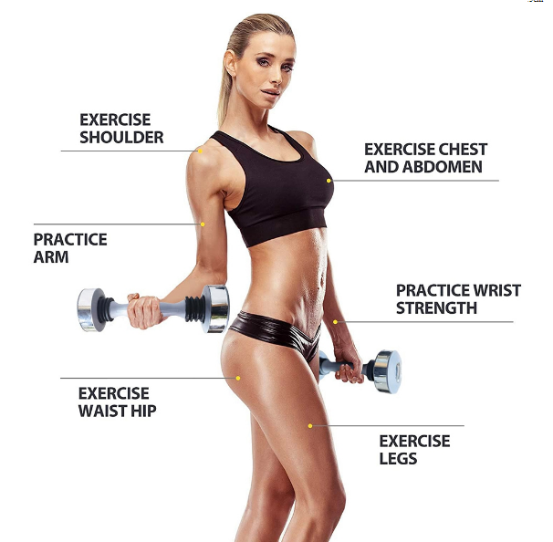 Виброгантель гантеля тренажер для фитнеса Supretto Shake Weight 1.1 кг виброгантеля - Фото 4 Виброгантель гантеля тренажер для фитнеса Supretto Shake Weight 1.1 кг виброгантеля - изображение 4