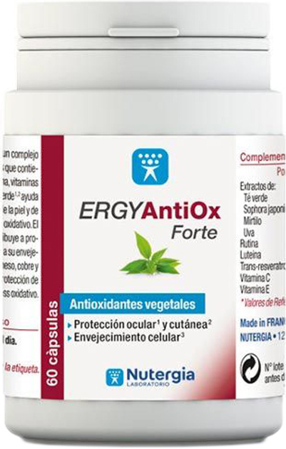Suplement diety Nutergia Ergy Antiox Forte 60 kapsułek (8436031732146) - obraz 1