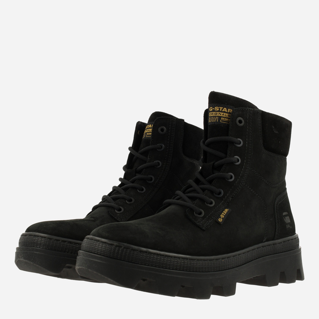 Trapery męskie zamszowe G-Star Raw Noxer Hgh Nub 2242-020814-0999 40 Czarne (8720656156587) - obraz 9