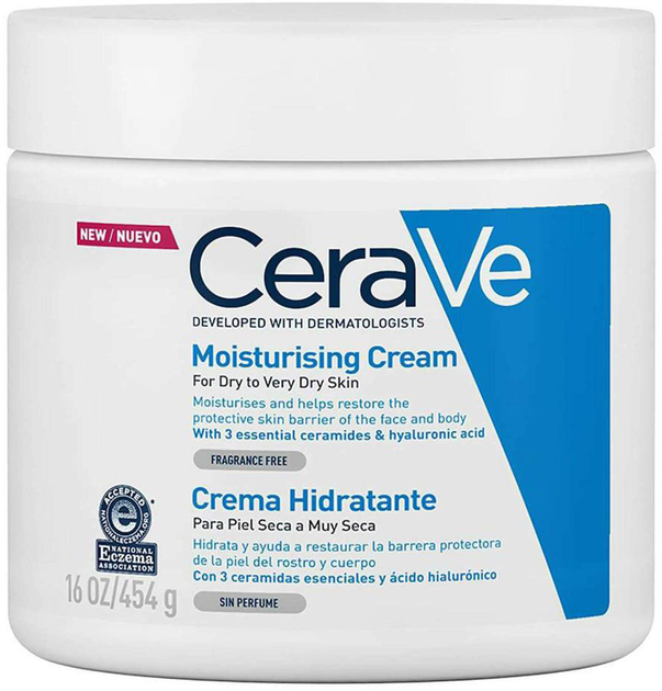 Krem do ciała Cerave Moisturizing Cream 454g (3337875597388) - obraz 1