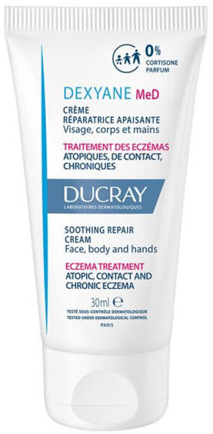 Krem do ciała Ducray Dexyane Med Soothing Eczema Cream 30 ml (3282770148114) - obraz 1