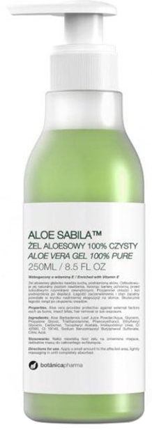 Żel do ciała Botanicapharma Sabila 100% Pure Aloe Vera Gel 250 ml (8435045202812) - obraz 1