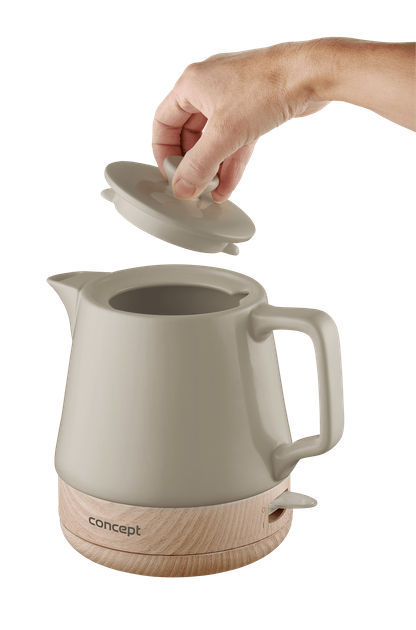 Електрочайник керамічний швидкісного кип'ятіння 1,0 л Concept RK0061 COFFEE - изображение 7