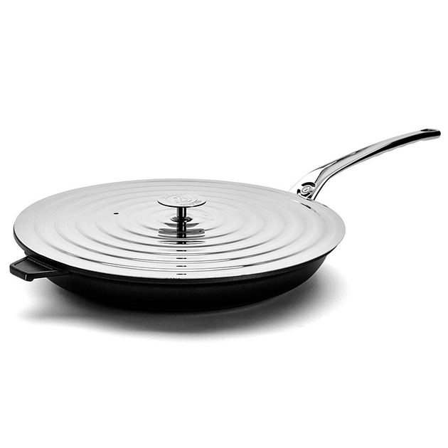 Універсальна кришка de Buyer Utensils 26-28 см сталева (3460.03) - Фото 2 Універсальна кришка de Buyer Utensils 26-28 см сталева (3460.03) - зображення 2