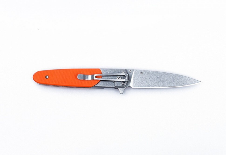 Нож складной карманный Ganzo G743-2-OR (Frame lock, 87/200 мм) - изображение 2