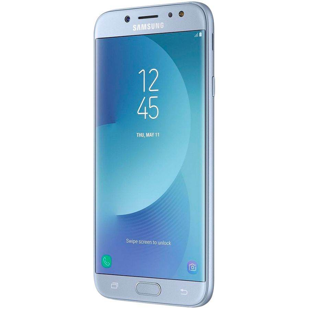 Samsung j7 store silver blue