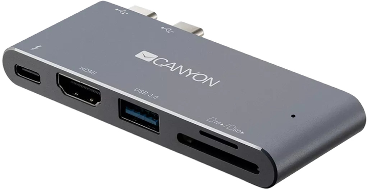 Wieloportowa stacja dokująca Canyon 5 w 1 USB typu C (CNS-TDS05DG) - obraz 2