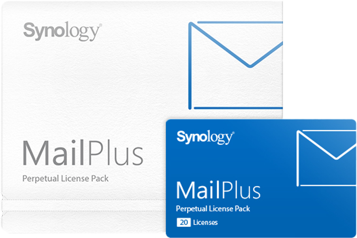 Pakiet licencyjny Synology MailPlus 20 kont e-mail (4711174722372) - obraz 1