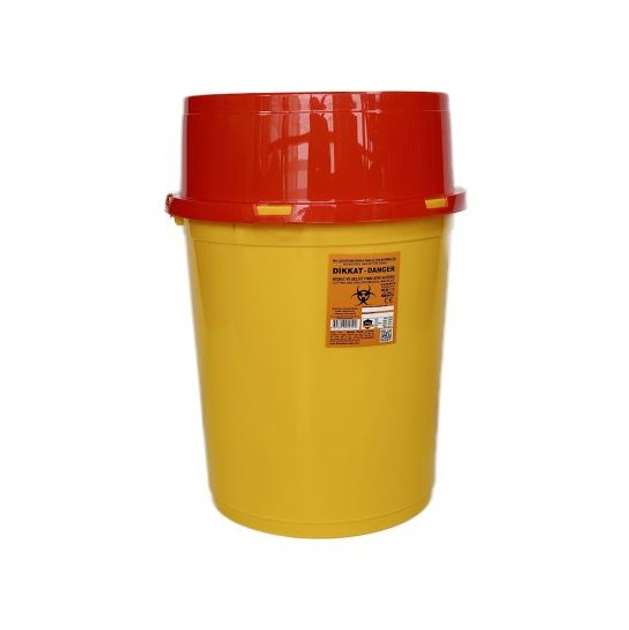 Контейнер для утилизации медицинских отходов 30 л, желтый - изображение 1