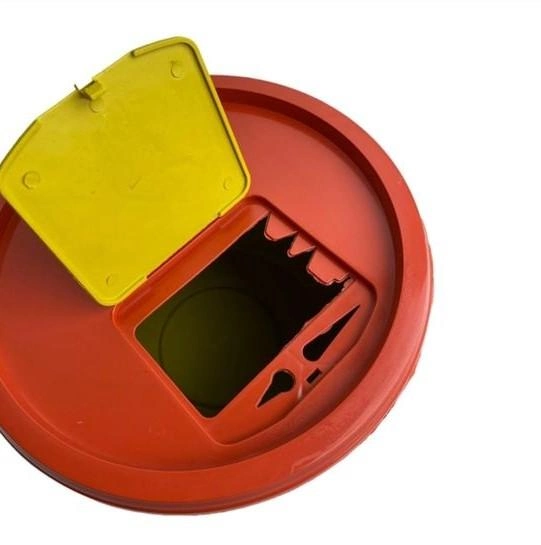 Контейнер для медицинских отходов 2 л, вторичный пластик, желтый - изображение 2