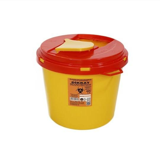 Контейнер для медицинских отходов 3.5 л, желтый - изображение 2