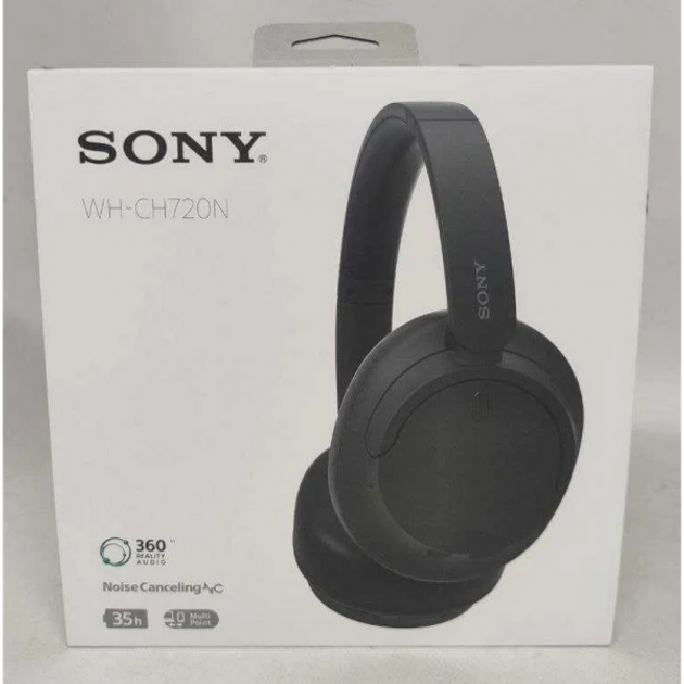 Навушники із мікрофоном Sony WH-CH720N Black купити в