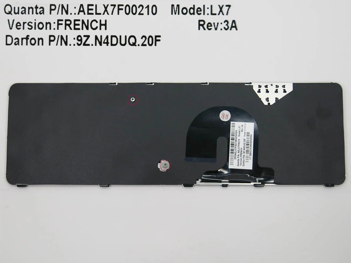 Клавіатура для HP DV7-4293nr, DV7-4294nr, DV7-4295us, DV7-4296nr, DV7-4297cl, DV7-4300er (RU Black з рамкою). (54905) - зображення 2