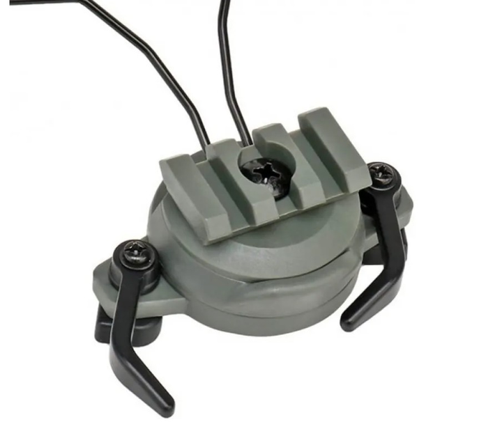 Адаптер на шолом із планкою ARC для стрілецьких навушників Olive - зображення 2