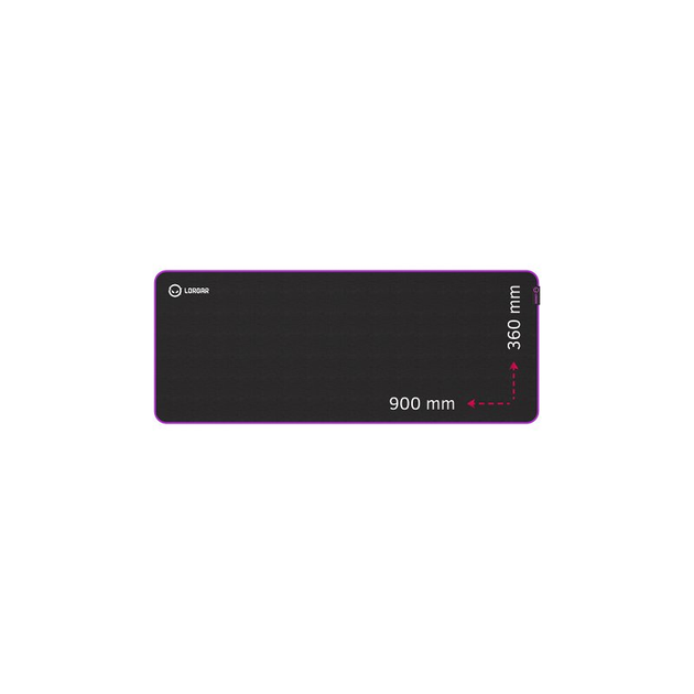 Коврик для мышки Lorgar Main 319 Black/Purple (LRG-GMP319) - изображение 1