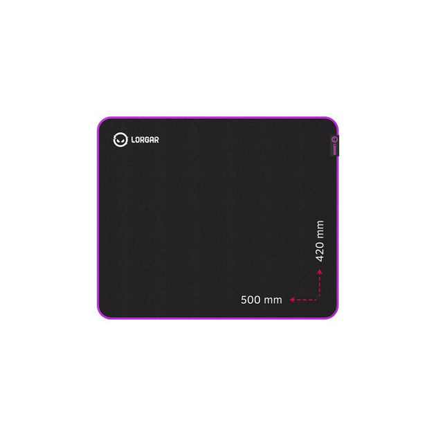 Коврик для мышки Lorgar Main 315 Black/Purple (LRG-GMP315) - изображение 1