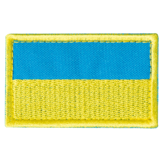 Шеврон нашивка на липучке Флаг Украины 3,5х6 см (800029709) TM IDEIA - изображение 1