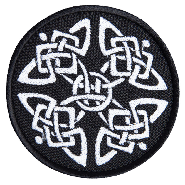 Шеврон нашивка на липучці Кельтського візерунка 8,3 см - зображення 1