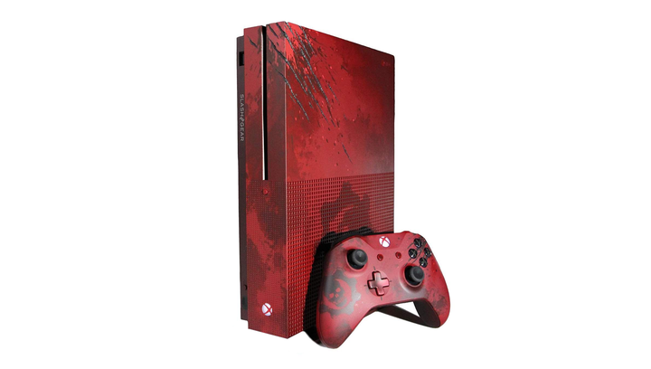 Консоль Microsoft Xbox One S Gears Of War Limited Edition 2TB Red Б/У - Фото 4 Консоль Microsoft Xbox One S Gears Of War Limited Edition 2TB Red Б/У - изображение 4