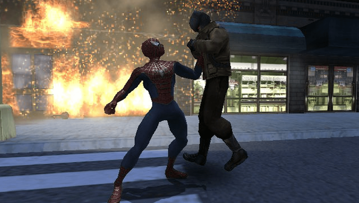 Игра Sony PlayStation 2 Spider-Man 2 Europe Английская Версия Б/У - изображение 4