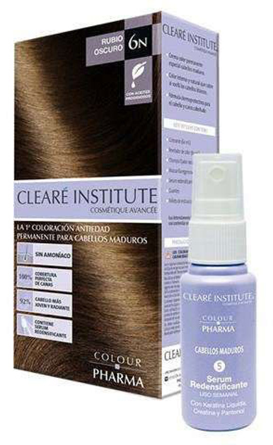 Farba kremowa z utleniaczem do włosówColor Clinuance Pharma 6N Rubio Oscuro 170 ml (8429449027171) - obraz 1