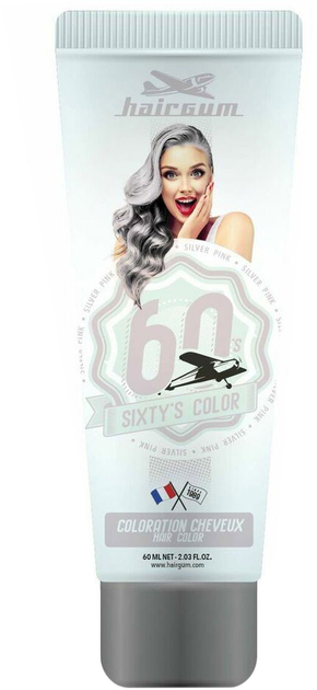 Крем-фарба для волосся без окислювача Hairgum Sixty's Color Hair Color White 60 мл (3426354087905) - зображення 1