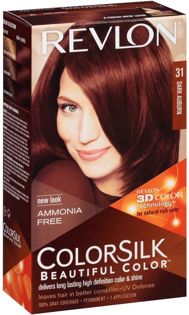 Крем-фарба для волосся з окислювачем Revlon Colorsilk Tinte 31-Castano Oscuro Cobrizo 60 мл (309978695318) - зображення 1