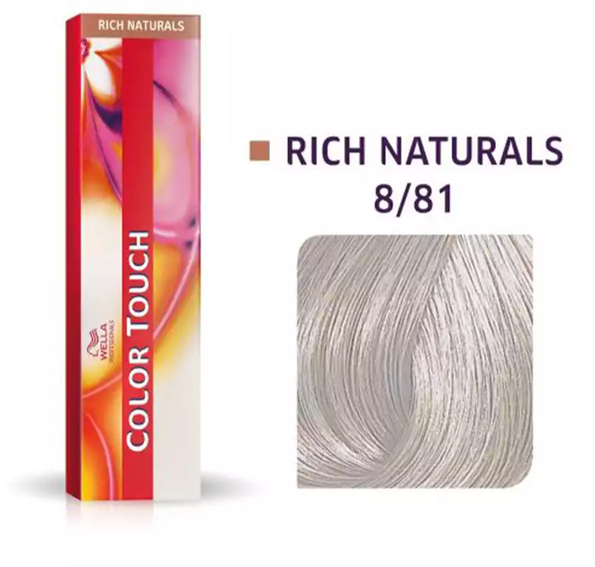 Крем-фарба з окислювачем Wella Color Touch Rich Naturals 8-81 60 мл (8005610528946) - зображення 2
