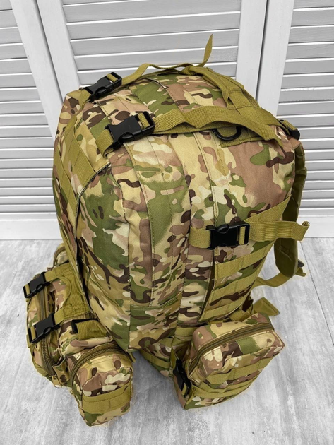 Рюкзак тактичний Мультикам 55 літрів армійський - изображение 2