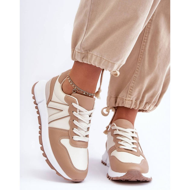 Sneakersy damskie Kabama 37 Beżowe (5905677649499) - obraz 4