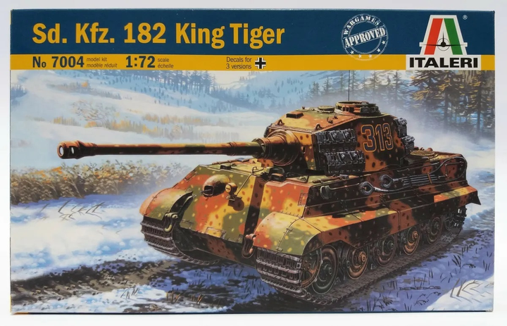 Zestaw do sklejania Italeri King Tiger 1:72 (8001283870047) - obraz 1