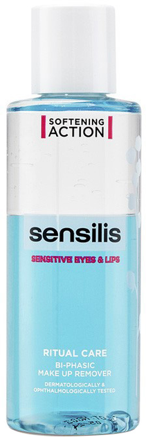 Zmywacz do makijażu Sensilis Ritual dwufazowy dla wrażliwych oczu i ust 150 ml (8428749756408) - obraz 1