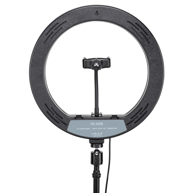 Тримач з кільцевим освітленням Bluetooth 12 " YQ-320B light set (Kit1) |170cm Stand, USB Powered, 3000-6500K| - зображення 6