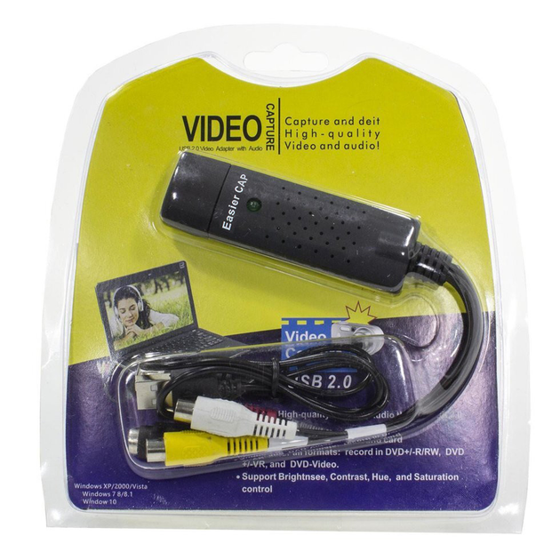 Карта відеозахоплення Easier Cap USB - RCA Black (3_00871) - зображення 5
