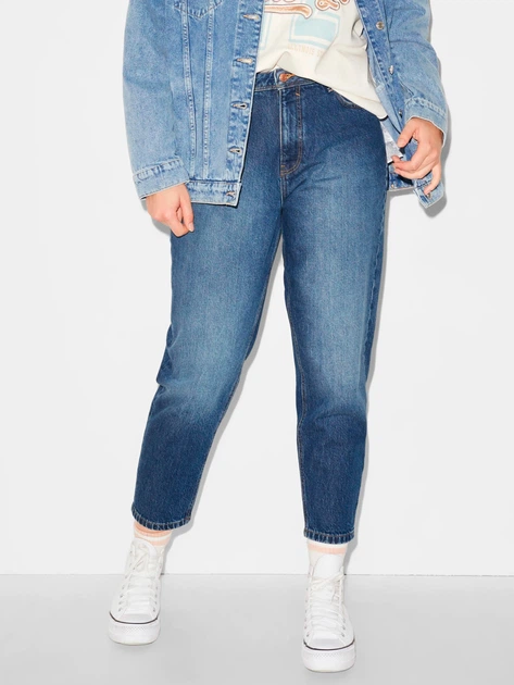 Skinny Jeans Jeans Mom C&a Curvy Super High Waisted Ripped Mom