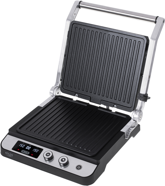 Гриль Adler AD 3059 Stainless steel Black (5903887807937) - зображення 4