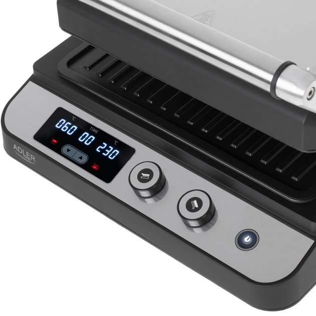 Гриль Adler AD 3059 Stainless steel Black (5903887807937) - зображення 8
