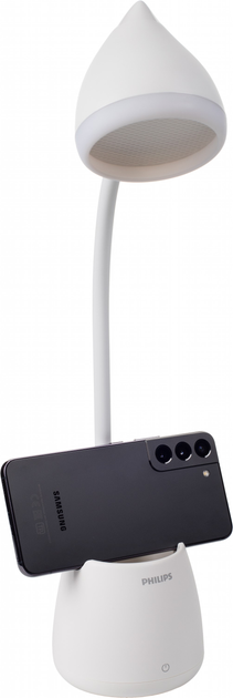 Настольная лампа Philips Led Reading Desk Lamp Hat 4.5W 3000/4000/5700K 1800Mah (Lithium Battery) Белая - изображение 3