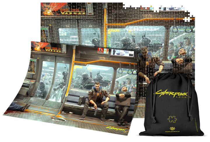 Puzzle Good Loot Cyberpunk 2077 Metro 1000 elementów (5908305231165) - obraz 6