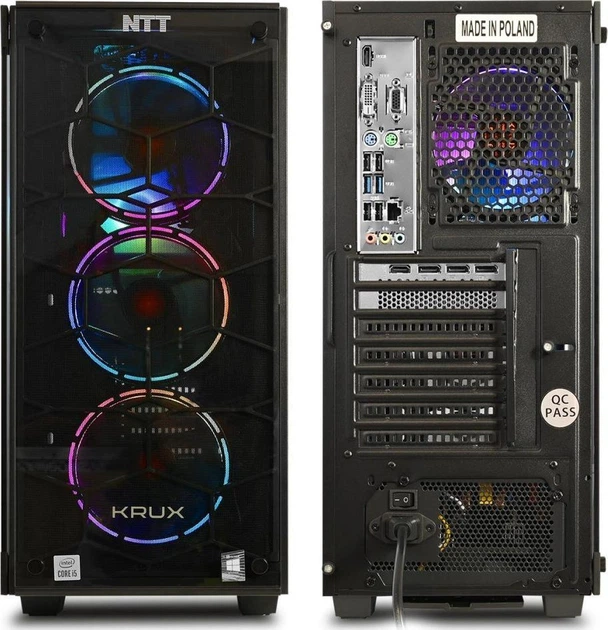 Комп'ютер NTT Game + клавіатура HIRO Cheetah + миш HIRO Aero V2 + навушники HIRO BRAGI (ZKG-H510i5-E100E) - зображення 5